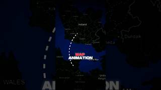 HOW to do MAP ANIMATION! #videoediting #canva #animation
