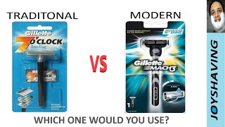 Modern vs Old School Shaving