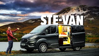 VAN TOUR, Super Simple DIY Campervan Conversion - 2018 Ford Transit Custom