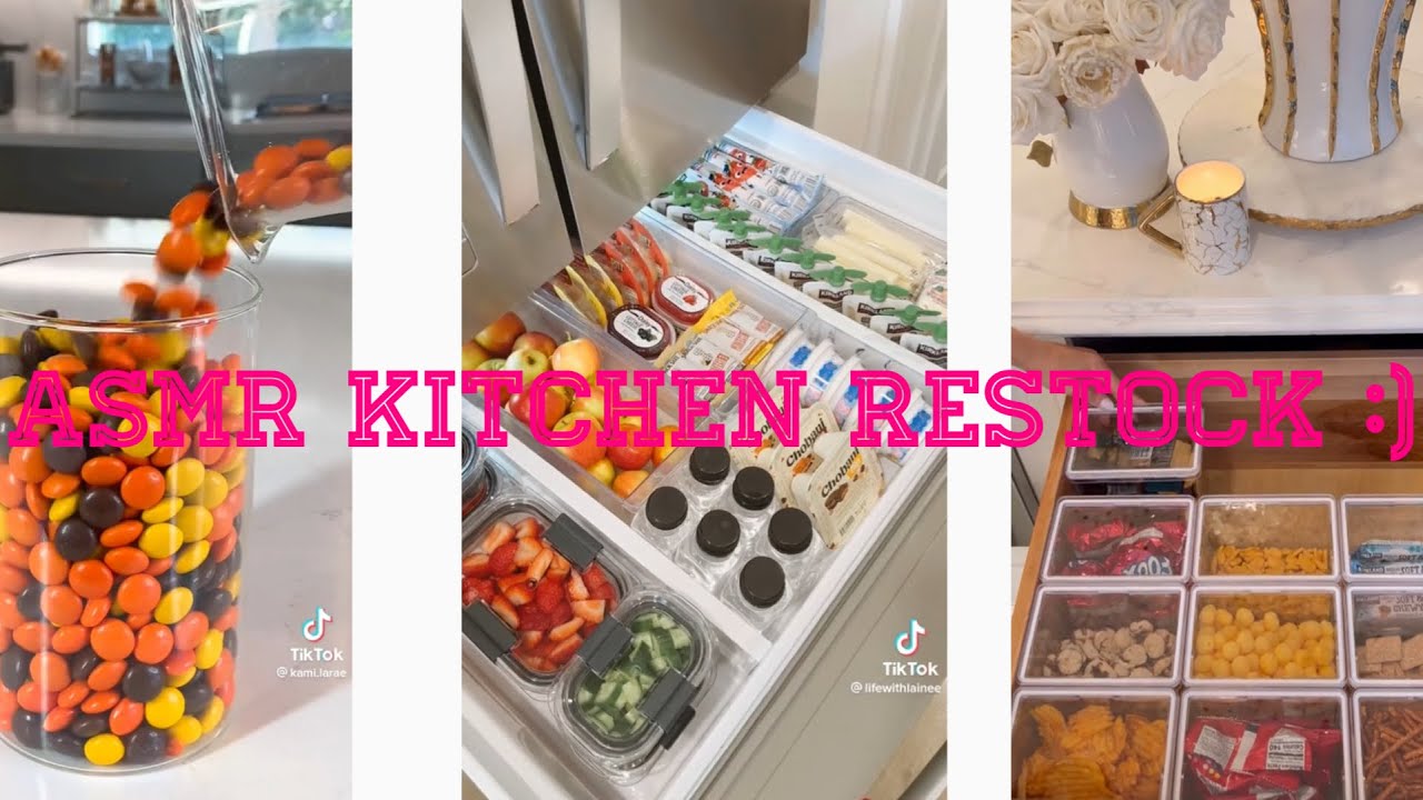 Asmr Kitchen Restocking Tiktokтащs No Talkingёянхёяелёяет Youtube