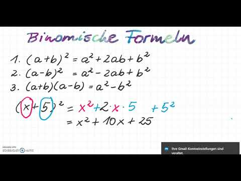 Binomische Formeln - YouTube