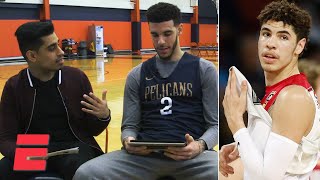 Lonzo Ball watches LaMelo’s highlights with Omar Raja | Hoop Streams
