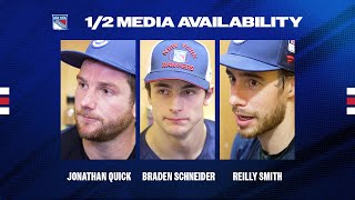 NYR vs BOS: Jonathan Quick, Braden Schneider and Reilly Smith Postgame Availability | Jan. 2, 2025