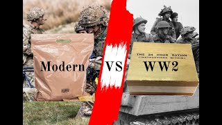 WW2 VS Modern British 24 Hour Ration Pack