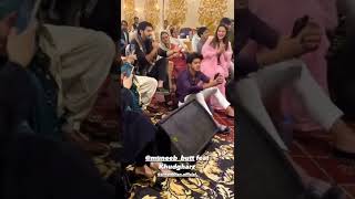 Aiman Khan Muneeb butt and Amal Muneeb attend her cousin wedding event |