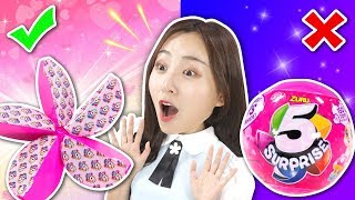 5 Surprise Live Capsule Unboxing Blind Bag Toy Review  | Xiaoling toys