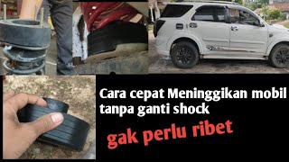 Meninggikan body Terios,Rush// gagah banget