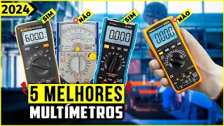 Os 5 Melhores Multimetro Em 2024! // Tem Bom e Barato, Analógico, Profissional e Outros.