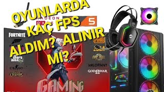 OYUN BİLGİSAYARI KUTU AÇILIŞI / OYUNLARDA KAÇ FPS ALIYOR / ALINIR MI??