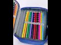 estojo box 100 pens estojo de lápis com zíper capacidade 72 furos 4 camadas 72 buracos caso lápis