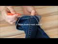How to Shorten Jeans With Keeping Original Hem