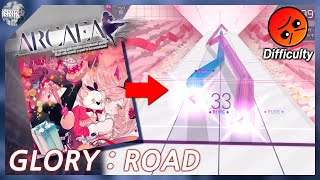 [Arcaea] GLORY : ROAD with Difficulty Indicator! [Future 9+]