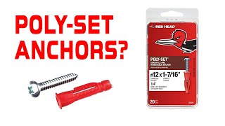 Red Head Poly-Set Anchor \u0026 Duopower Review | Poly-set and Fischer Duopower Comparison \u0026 Weight Test