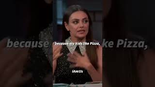 Mila Kunis hates Pizza #shorts #hollywood #actress
