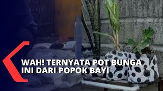 Wah Keren! Ternyata Pot Bunga Ini dari Limbah Popok Bayi