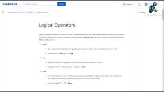 Crash Course on Python - Basic Python Syntax - Week 2 | Coursera