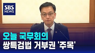 오늘 국무회의…쌍특검법 거부권 '주목' / SBS