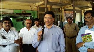 APSRTC VC\u0026MD Sri N.V.Surendra Babu, IPS, visited Paderu Depot on 25.04.2019