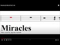 Miracles (by Sally de Ford) - Alto