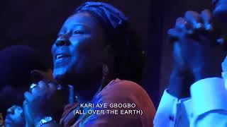 Kari aye gbogbo by Oluwatoyin Leadvoice at Daystar Night of Worship 2018.