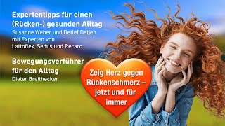 Expertentipps für einen (Rücken-) gesunden Alltag und Bewegungsverführer für den Alltag