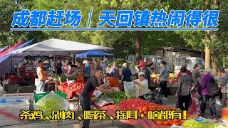 成都赶场有多真实？杀鸡、烤鸭、喝茶掏耳，全是人间味