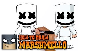 How to Draw Marshmello | Cartooning Club Tutorial