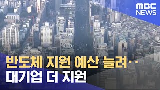 반도체 지원 예산 늘려‥대기업 더 지원 (2022.08.31/뉴스투데이/MBC)