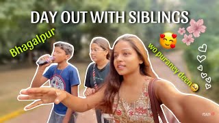 DAY OUT WITH SIBLINGS IN BHAGALPUR ❤️ | Mansi Gupta | #vlog | MG409