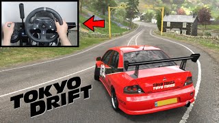 Forza Horizon 4 Sean's Mitsubishi Evo (Steering Wheel + Shifter) Tokyo Drift Gameplay