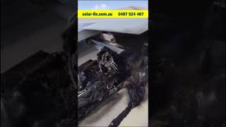 Melted Isolator Causes Roof Fire in Brisbane: Swift Solar Repairs by SolarFix