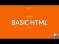 Learn Basic HTML Syntax