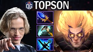 OG.TOPSON INVOKER WITH AGHANIMS-VYSE - DOTA 2 7.30 PRO GAMEPLAY