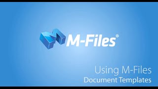 M-Files Document Templates