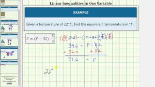 Convert Celsius to Fahrenheit / Literal Equation