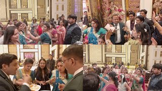 Aaj Chale Apne Mama Ki Sagai mein // Bride and Groom entry // Ring Ceremony// #wedding #viralvideo