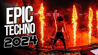EPIC TECHNO MIX 2024 - Best of Hardstyle & Big Room Techno | Mashups & Remixes of Popular Songs