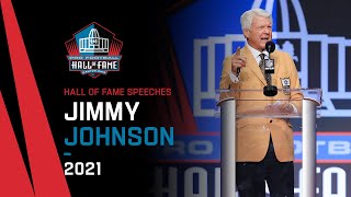 Jimmy Johnson  Hall of Fame Speech | 2021 Pro Football Hall of Fame | NFL