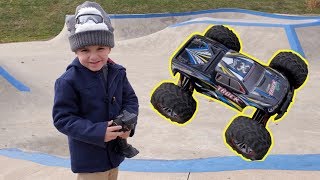 Clark's Epic RC Truck Run at the Skate Park