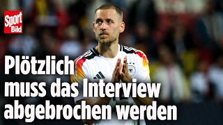 Polizei-Ansage: DFB-Star Waldemar Anton muss Interview abbrechen