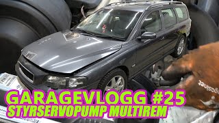 Byte av Styrservopump - Garagevlogg #25