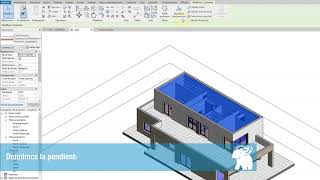 Objeto BIM - Revit ¿Cómo cargar y trazar una cubierta plana?