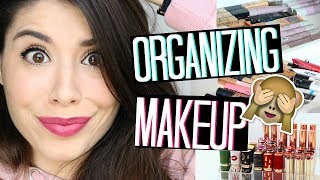 ORGANIZING MY MAKEUP! #1 | SISTEMIAMO I TRUCCHI NELLA MIA NUOVA MAKEUP ROOM! | Adriana Spink