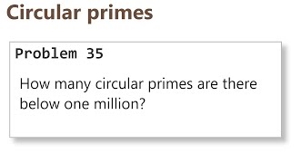 Project Euler: Problem 35 (C/C++)