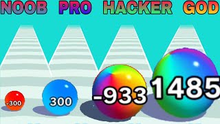NOOB vs PRO vs HACKER vs GOD in Calculate Ball |Big update @playgame24dia56