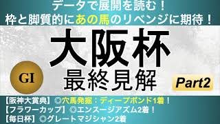 大阪杯2021最終見解！あの馬のリベンジに期待！皆さんはどの馬を応援しますか？！