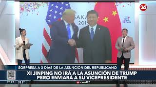 TRUMP habló por teléfono con XI JINPING a tres días de su juramentación como presidente de EEUU