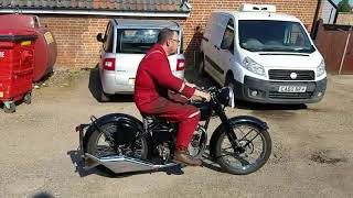 1952 Velocette MAC 350cc at Andy Tiernans #07798VEL