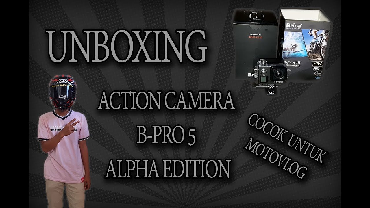 UNBOXING ACTION CAMERA B PRO 5 ALPHA EDITION - YouTube