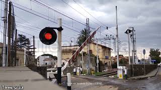 Passaggio a livello stazione di Fiumefreddo di Sicilia